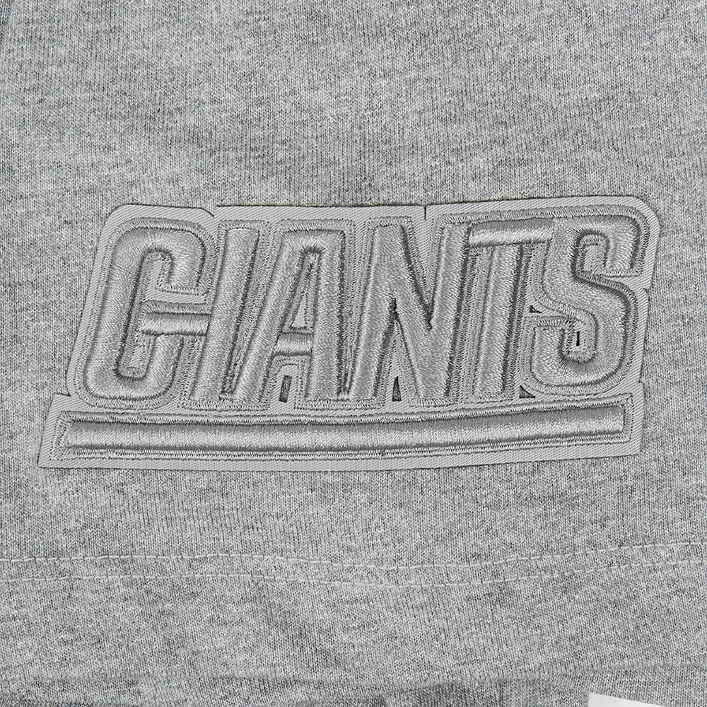 NFL NEW YORK GIANTS NEUTRAL MEN'S DROP SHOULDER TEE (DARK HEATHER GRAY)