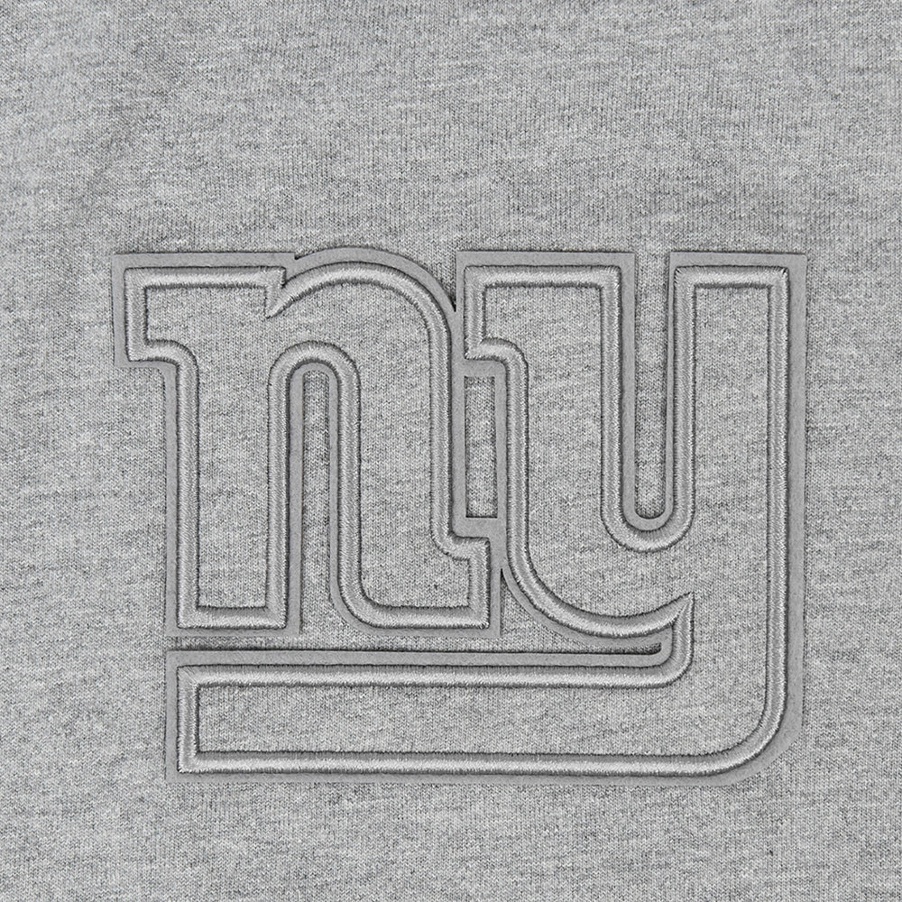 NFL NEW YORK GIANTS NEUTRAL MEN'S DROP SHOULDER TEE (DARK HEATHER GRAY)