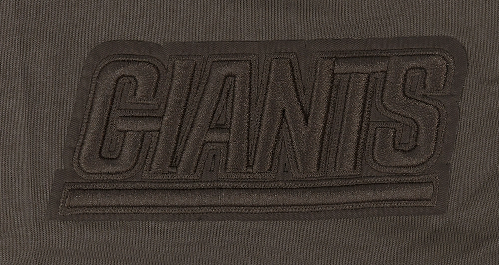 NFL NEW YORK GIANTS NEUTRAL MEN'S DROP SHOULDER TEE (DARK TAUPE)