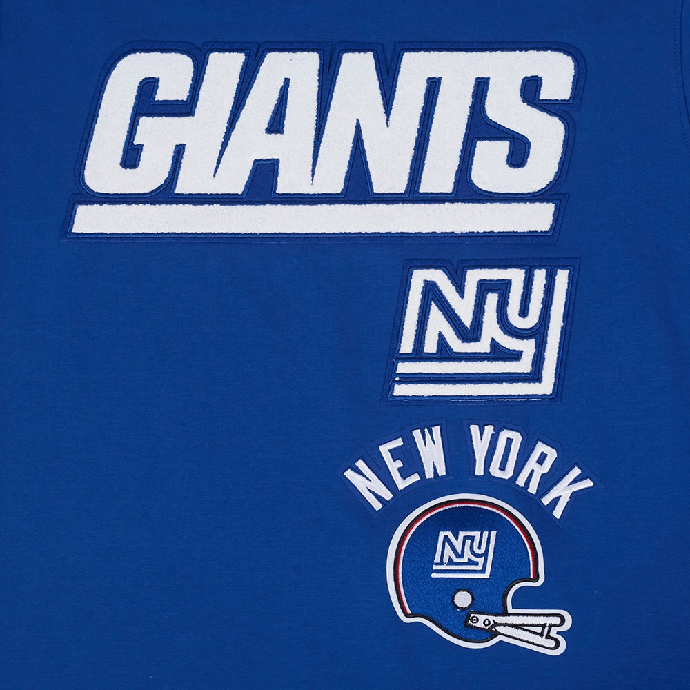 NFL NEW YORK GIANTS RETRO CLASSIC MEN'S STRIPED TEE (DODGER BLUE)