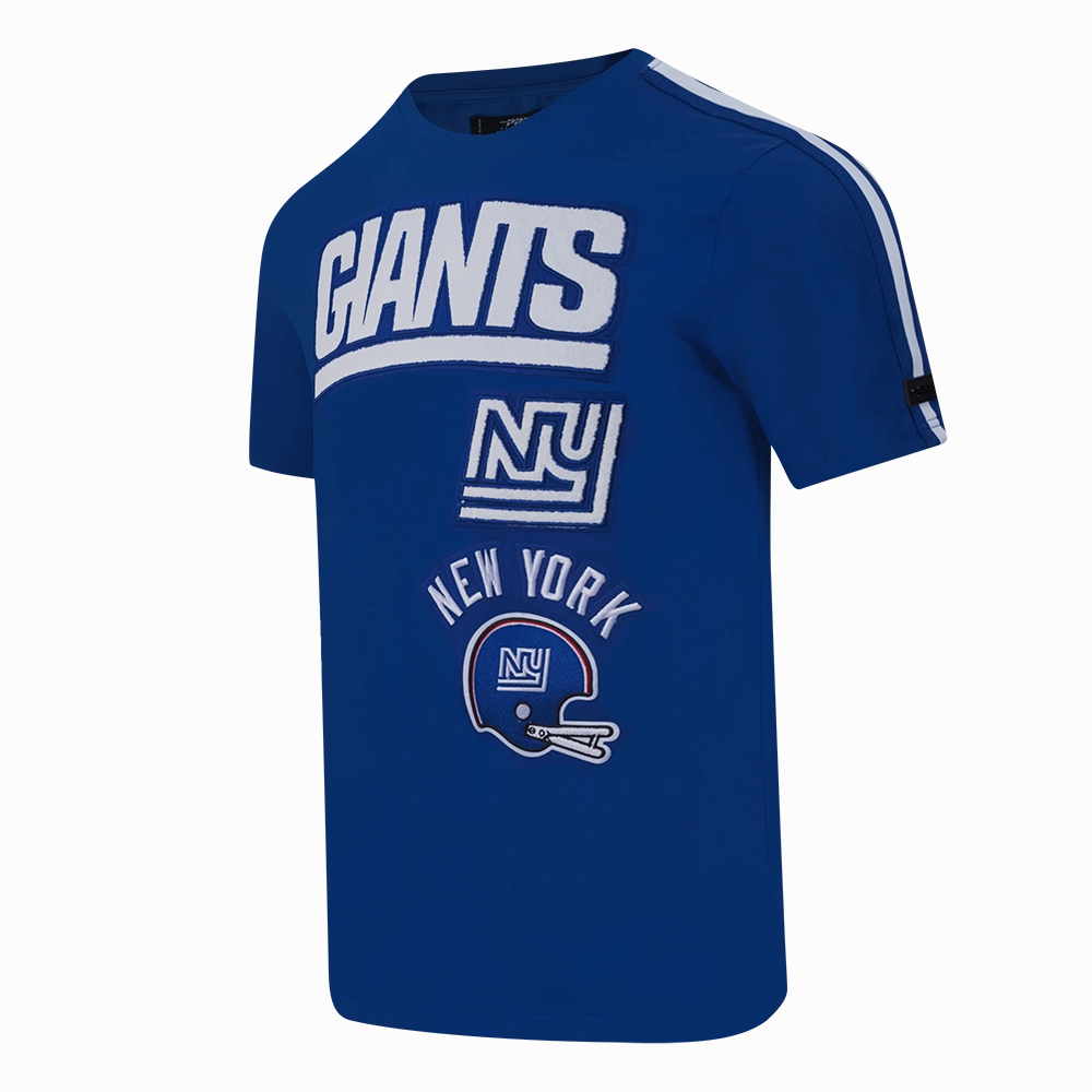 NFL NEW YORK GIANTS RETRO CLASSIC MEN'S STRIPED TEE (DODGER BLUE)