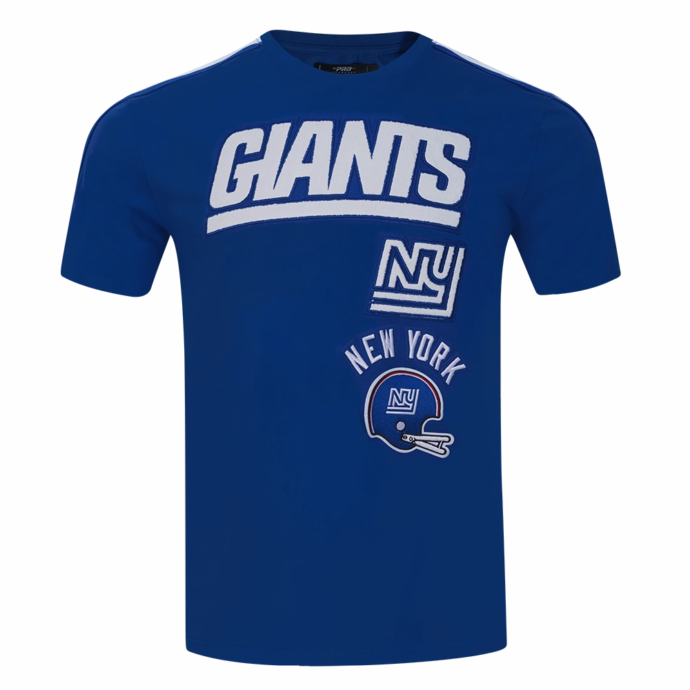 NFL NEW YORK GIANTS RETRO CLASSIC MEN'S STRIPED TEE (DODGER BLUE)
