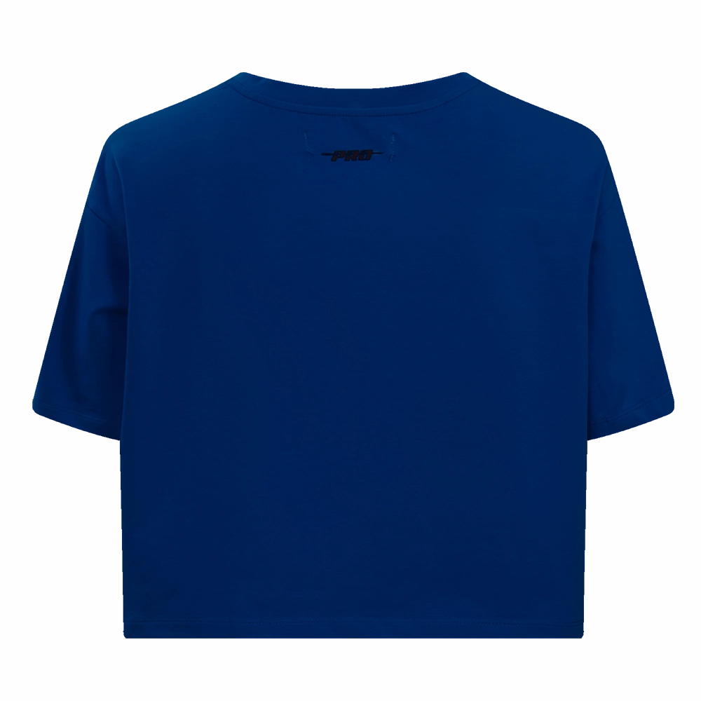 NFL NEW YORK GIANTS RETRO CLASSIC WOMEN'S BOXY TEE (DODGER BLUE)