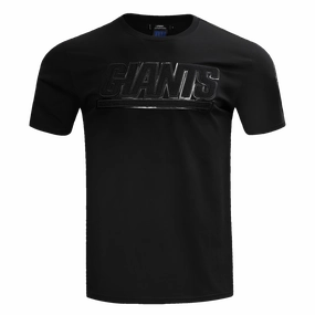NFL NEW YORK GIANTS TRIPLE BLACK MEN'S   TEE (TRIPLE BLACK)