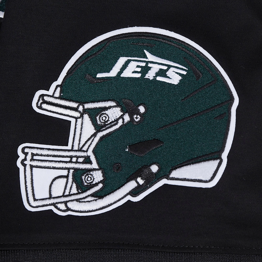 NFL NEW YORK JETS CLASSIC CHENILLE MEN'S TEE (BLACK)