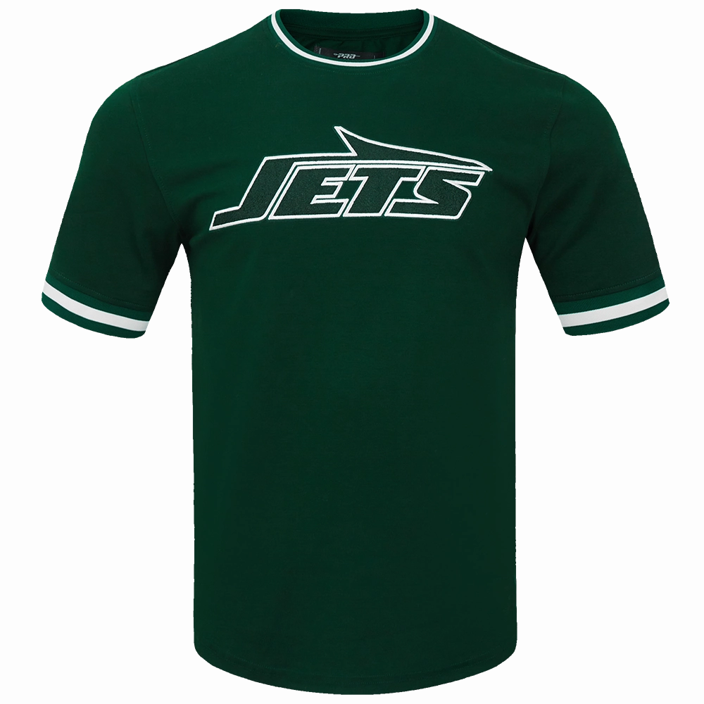 NFL NEW YORK JETS CLASSIC CHENILLE MEN'S TEE (FOREST GREEN)