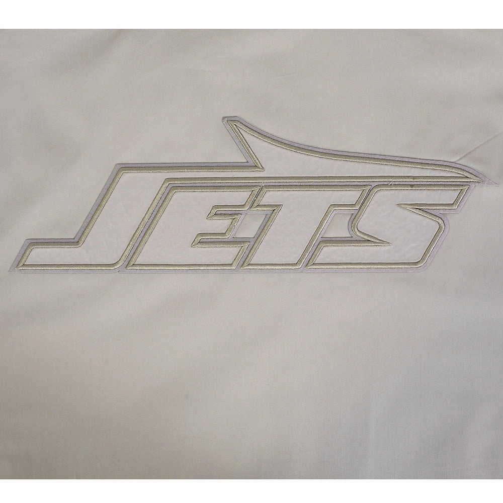 NFL NEW YORK JETS NEUTRAL MEN'S TWILL JACKET (TAUPE)