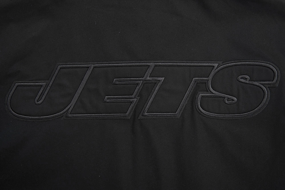 NFL NEW YORK JETS NEUTRAL TWILL JACKET (BLACK)