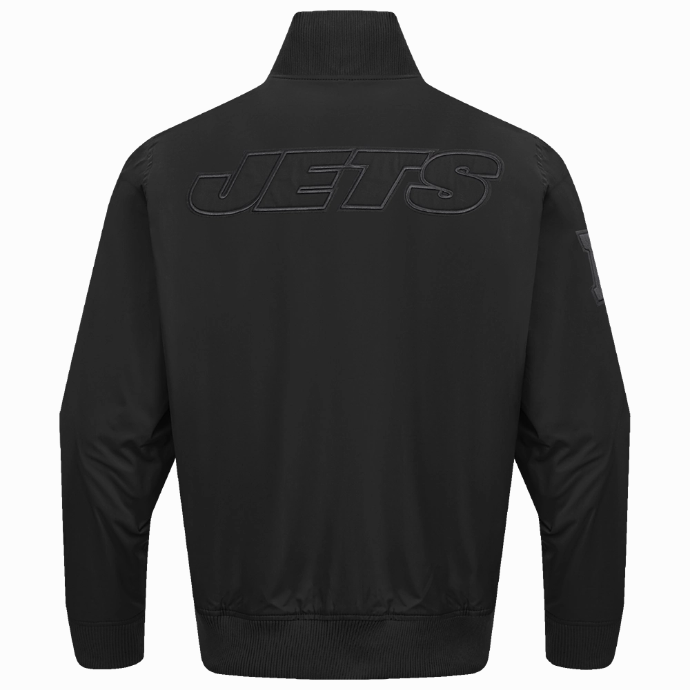 NFL NEW YORK JETS NEUTRAL TWILL JACKET (BLACK)
