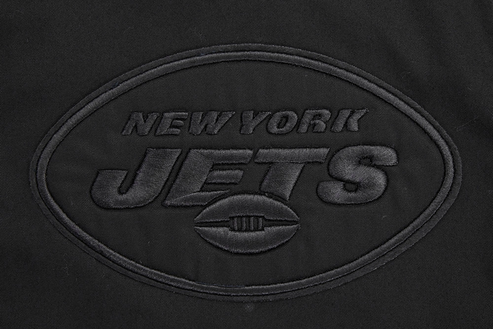 NFL NEW YORK JETS NEUTRAL TWILL JACKET (BLACK)