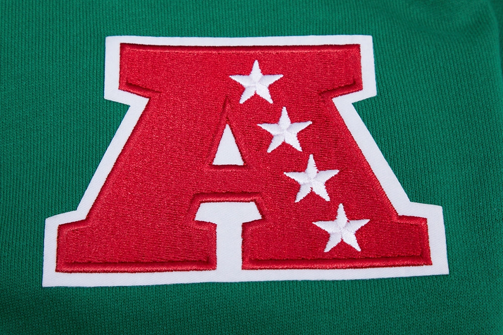 NFL NEW YORK JETS RETRO CLASSIC MEN'S PULLOVER HOODIE (KELLY GREEN)