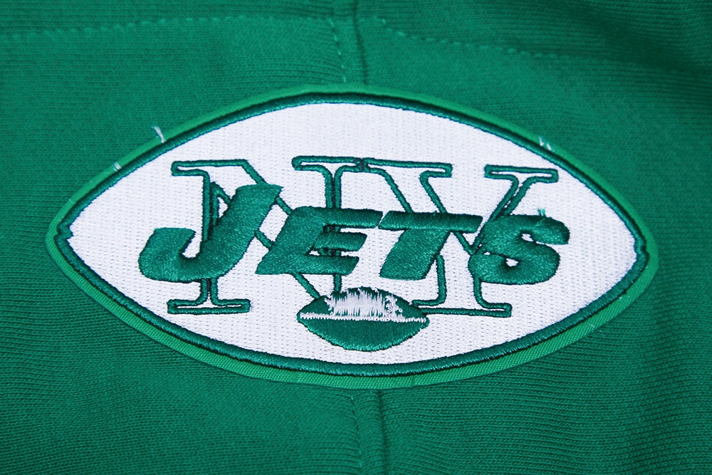NFL NEW YORK JETS RETRO CLASSIC MEN'S PULLOVER HOODIE (KELLY GREEN)