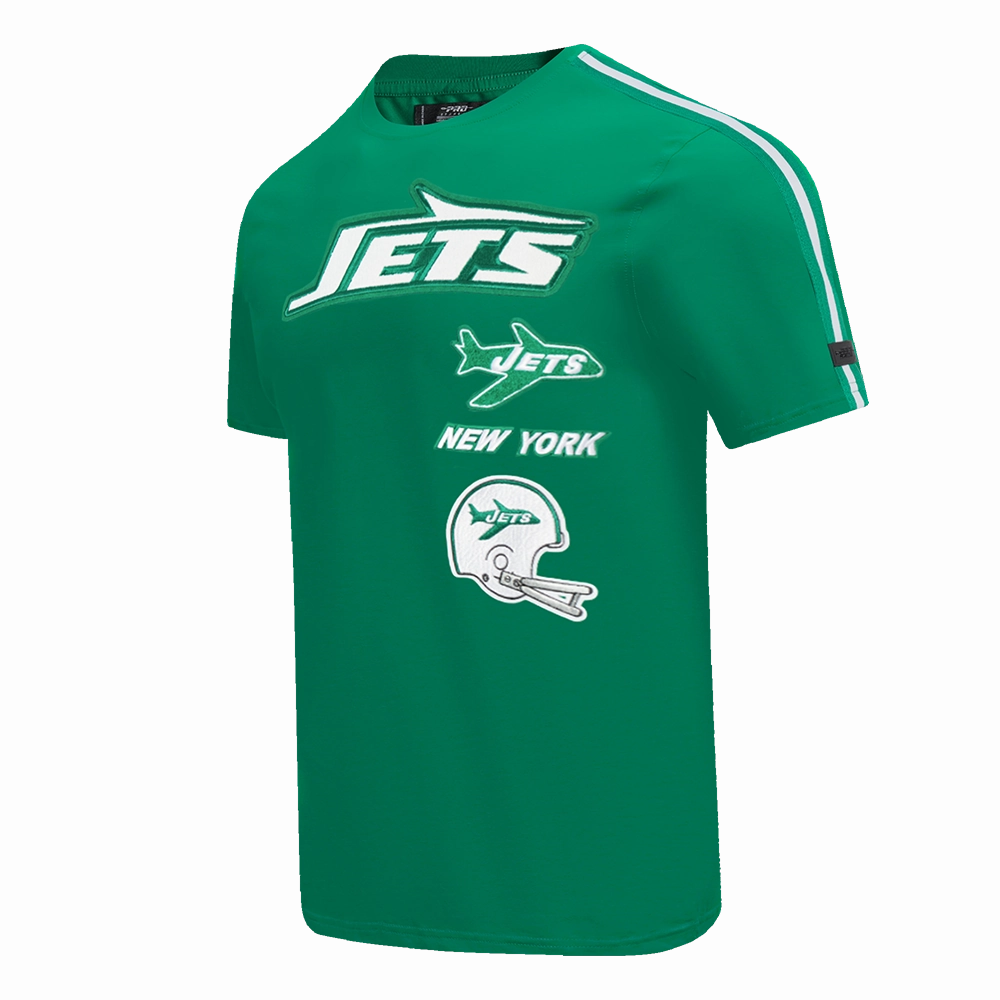 NFL NEW YORK JETS RETRO CLASSIC MEN'S STRIPED TEE (KELLY GREEN)