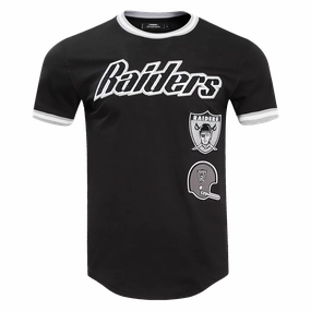 NFL OAKLAND RAIDERS RETRO CLASSIC MEN'S TEE (BLACK/GREY)