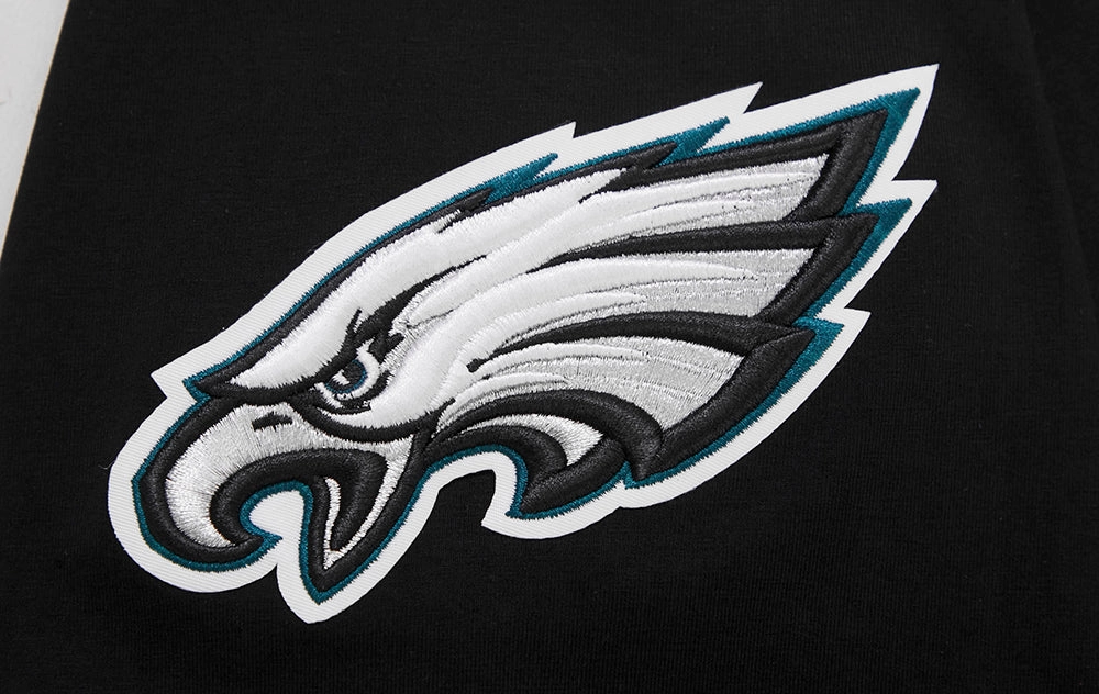 NFL PHILADELPHIA EAGLES CLASSIC CHENILLE MEN'S   TEE (BLACK)