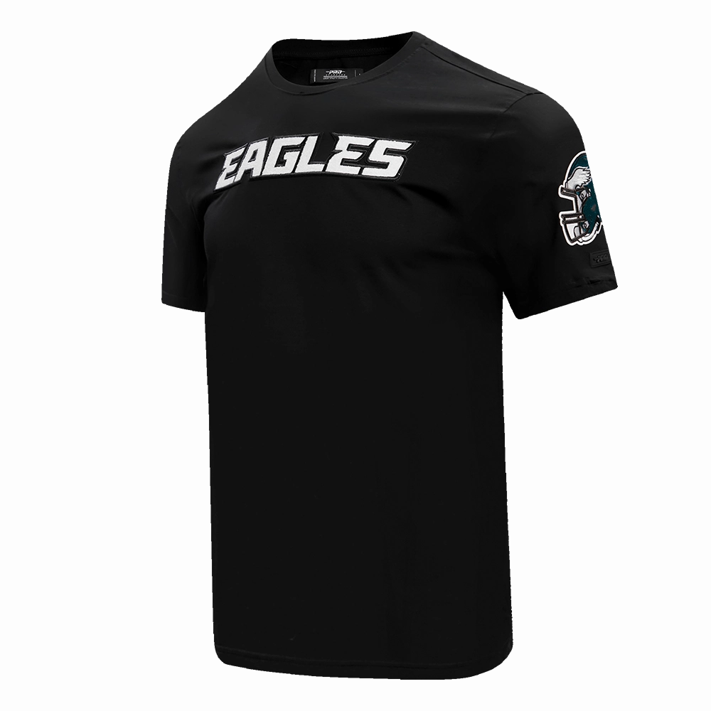 NFL PHILADELPHIA EAGLES CLASSIC CHENILLE MEN'S   TEE (BLACK)