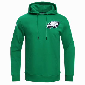 NFL PHILADELPHIA EAGLES CLASSIC CHENILLE MEN'S PULLOVER HOODIE (KELLY GREEN)