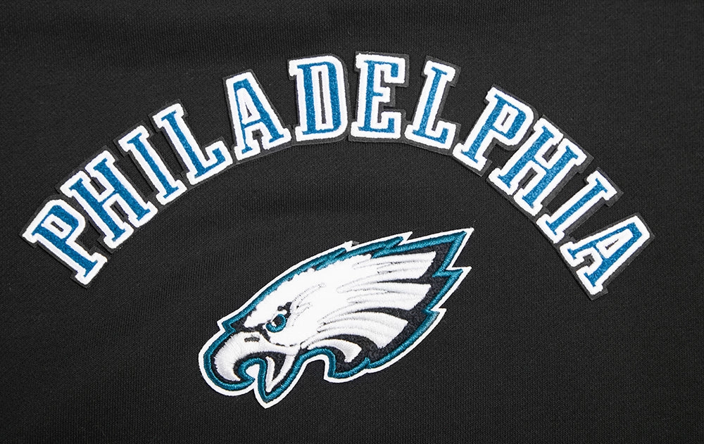 NFL PHILADELPHIA EAGLES CLASSIC WOMEN'S CREWNECK (BLACK)