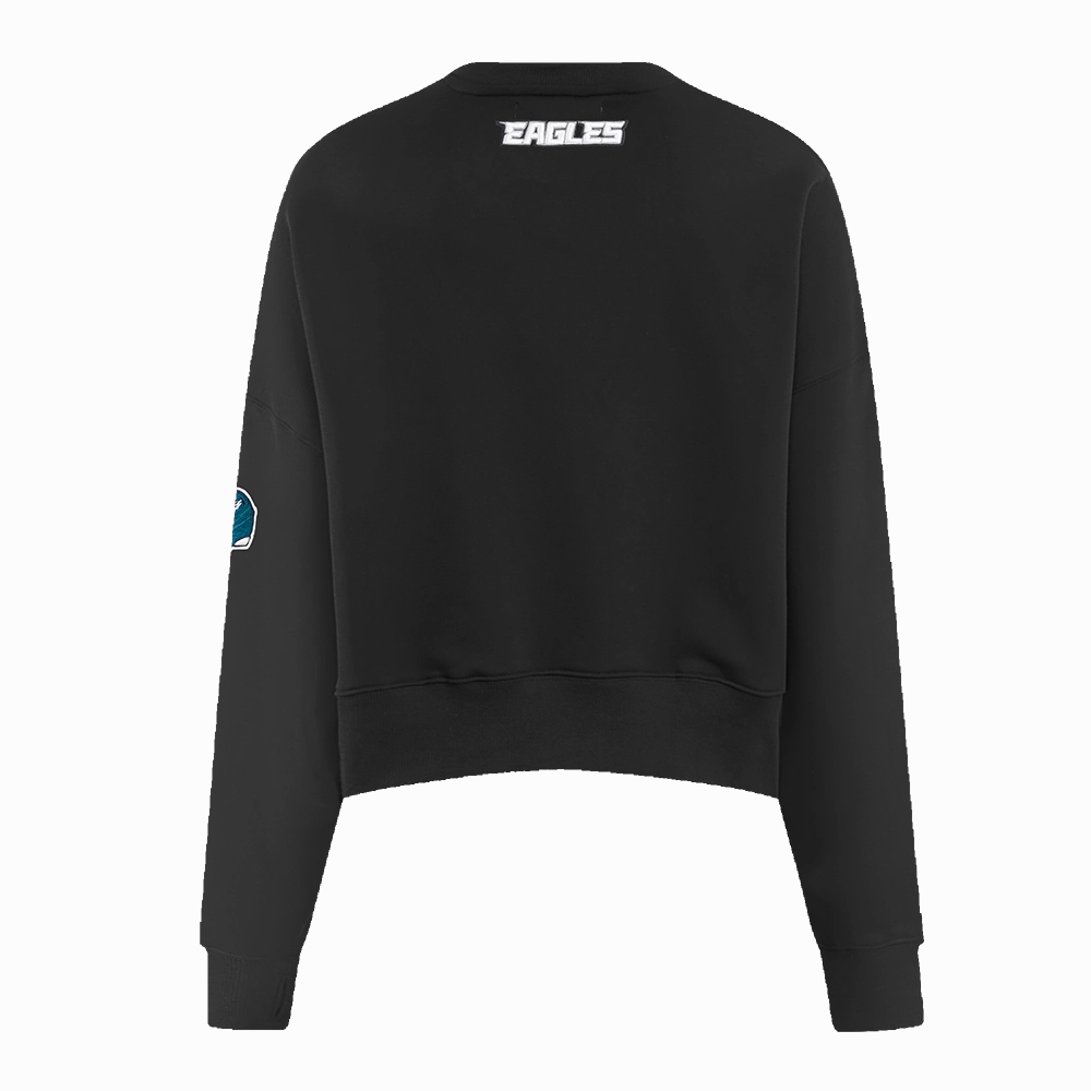 NFL PHILADELPHIA EAGLES CLASSIC WOMEN'S CREWNECK (BLACK)