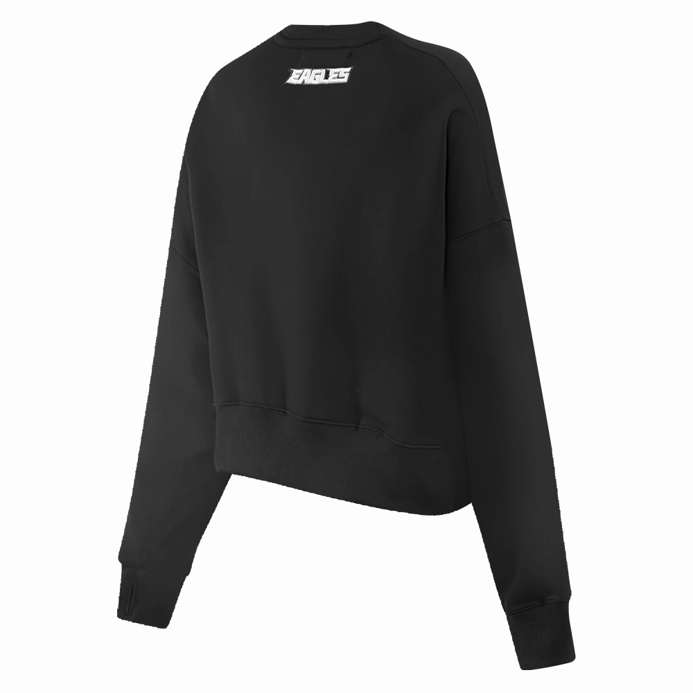 NFL PHILADELPHIA EAGLES CLASSIC WOMEN'S CREWNECK (BLACK)