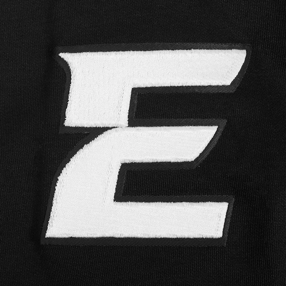 NFL PHILADELPHIA EAGLES GAME DAY CLASSICS WOMEN'S DK CROPPED PO HOODIE (BLACK)