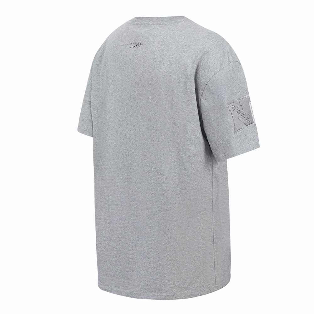 NFL PHILADELPHIA EAGLES NEUTRAL MEN'S DROP SHOULDER TEE (DARK HEATHER GRAY)