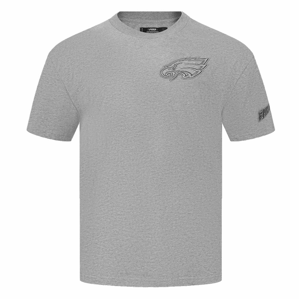NFL PHILADELPHIA EAGLES NEUTRAL MEN'S DROP SHOULDER TEE (DARK HEATHER GRAY)