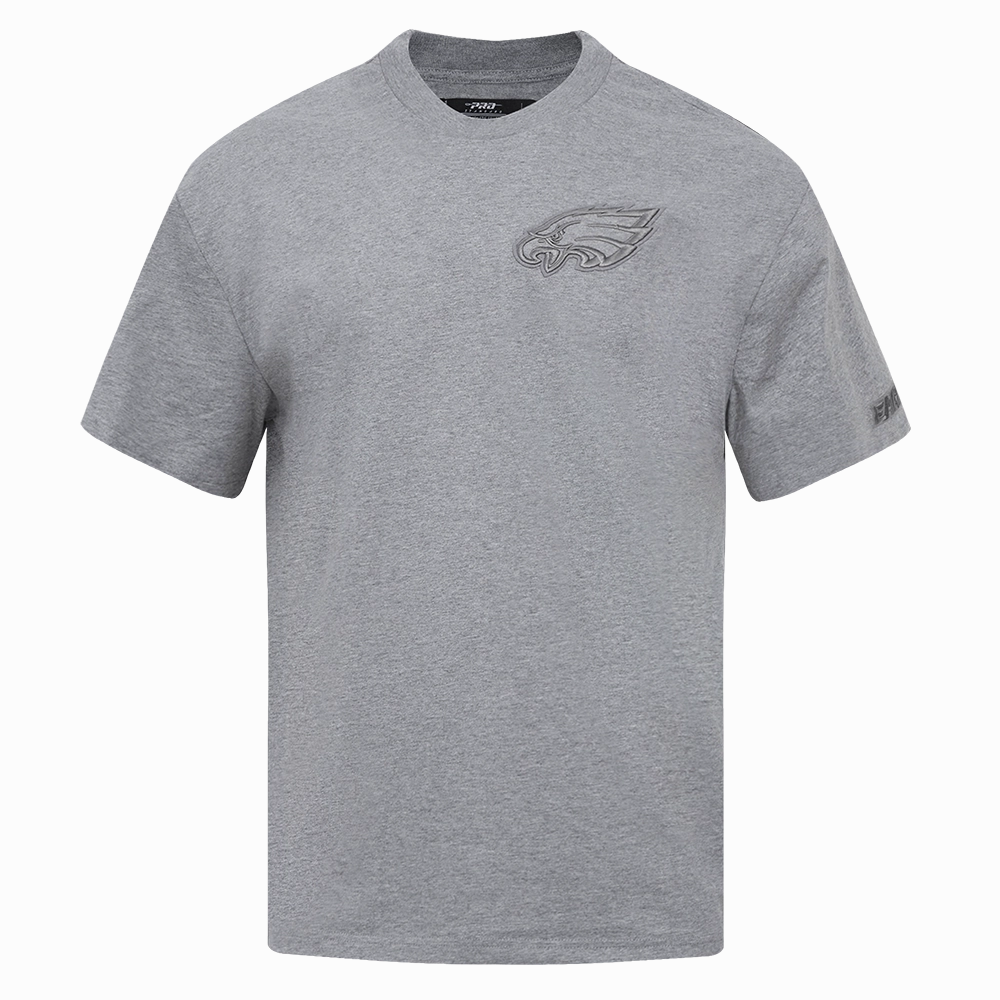 NFL PHILADELPHIA EAGLES NEUTRAL MEN'S DROP SHOULDER TEE (DARK HEATHER GRAY)