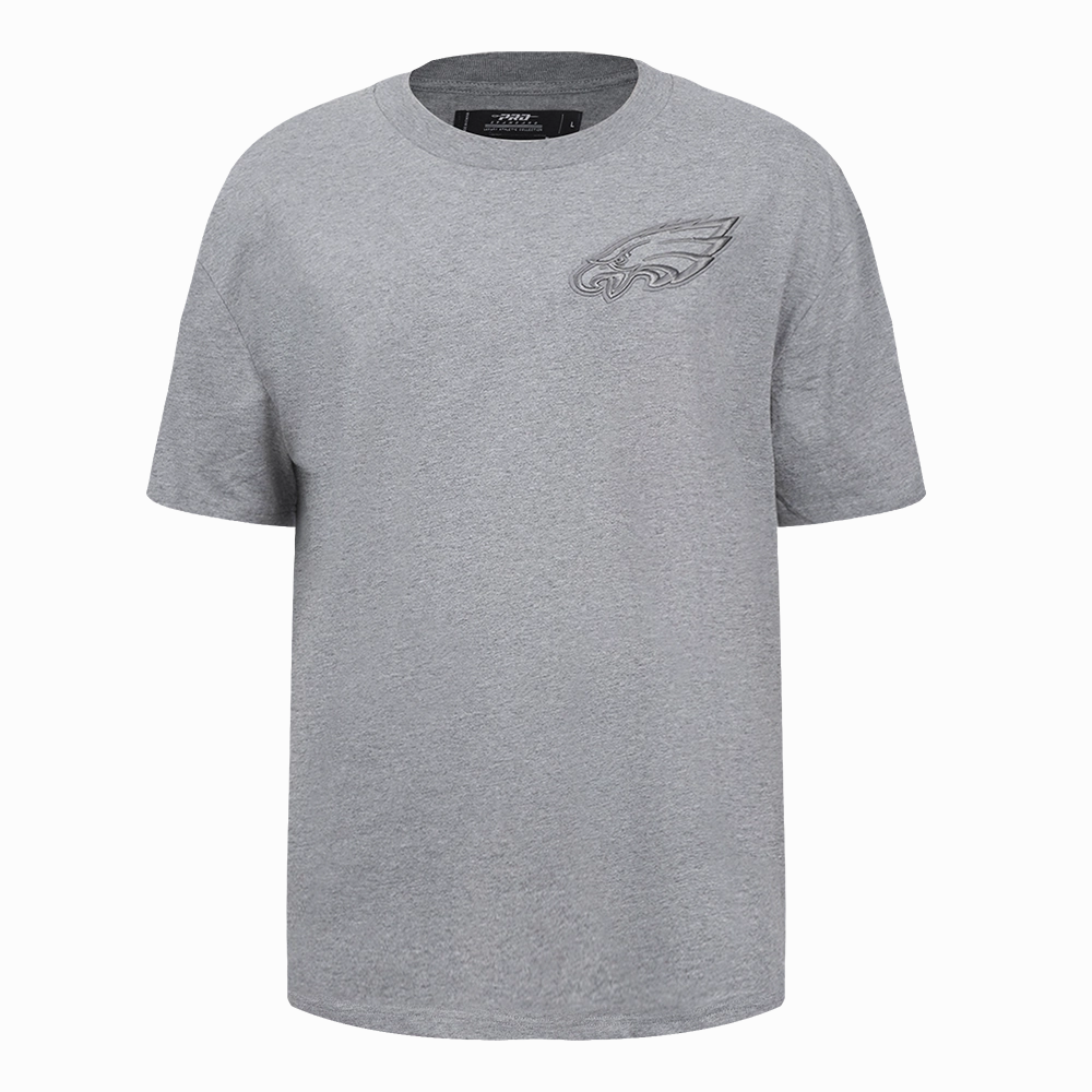 NFL PHILADELPHIA EAGLES NEUTRAL MEN'S DROP SHOULDER TEE (DARK HEATHER GRAY)