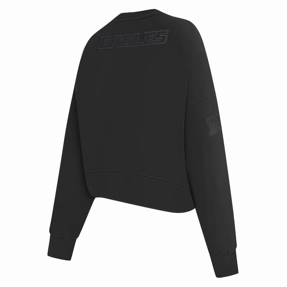 NFL PHILADELPHIA EAGLES NEUTRAL WOMEN'S CREWNECK (BLACK)