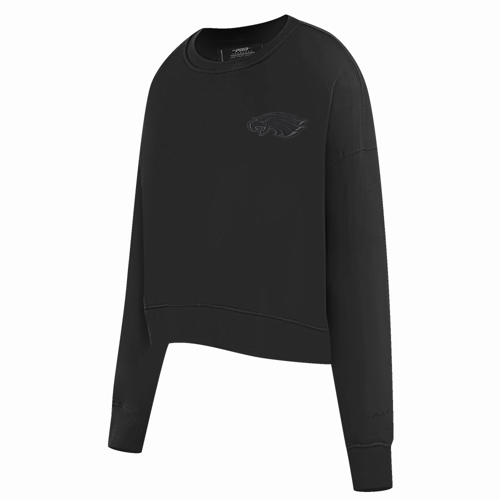 NFL PHILADELPHIA EAGLES NEUTRAL WOMEN'S CREWNECK (BLACK)