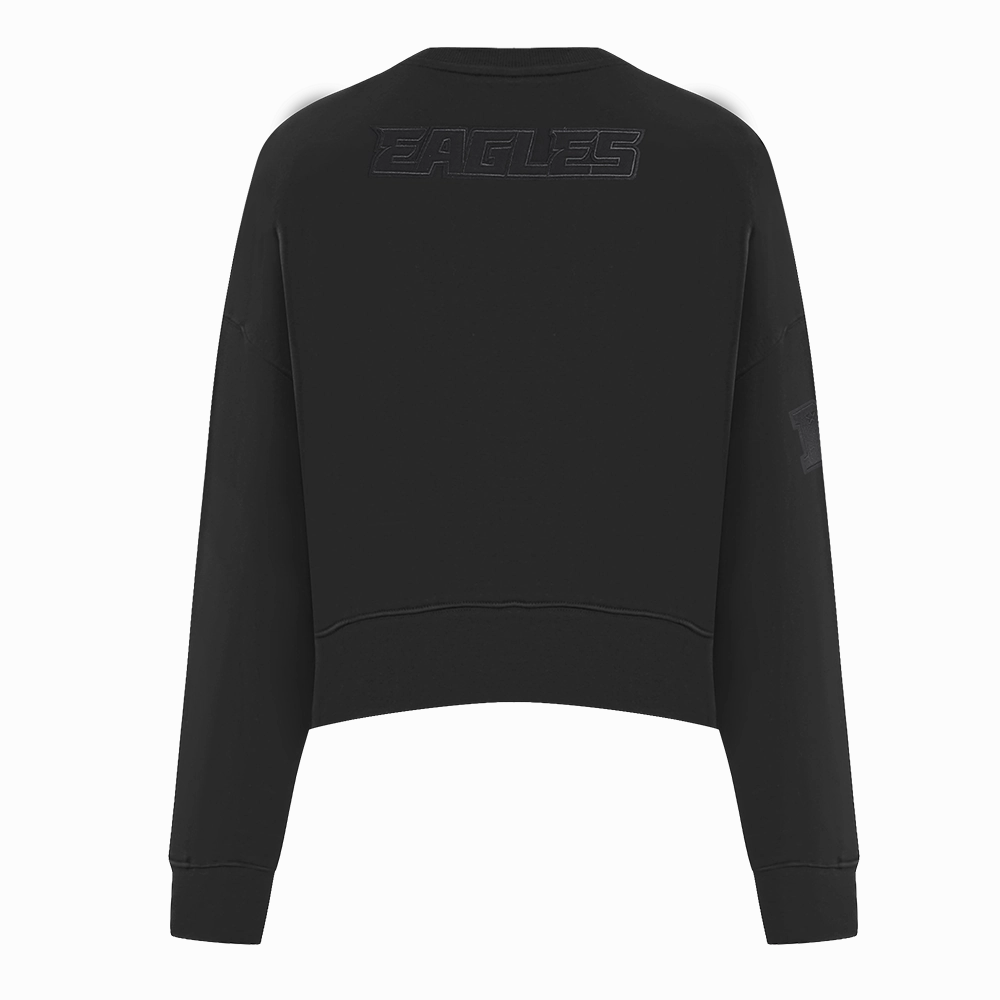NFL PHILADELPHIA EAGLES NEUTRAL WOMEN'S CREWNECK (BLACK)