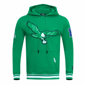 NFL PHILADELPHIA EAGLES RETRO CLASSIC MEN'S PULLOVER HOODIE (KELLY GREEN)