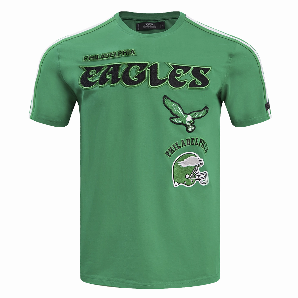 NFL PHILADELPHIA EAGLES RETRO CLASSIC MEN'S STRIPED TEE (KELLY GREEN)