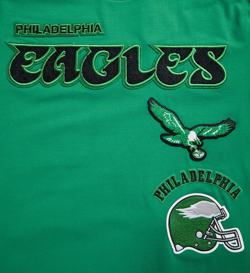 NFL PHILADELPHIA EAGLES RETRO CLASSIC MEN'S STRIPED TEE (KELLY GREEN)
