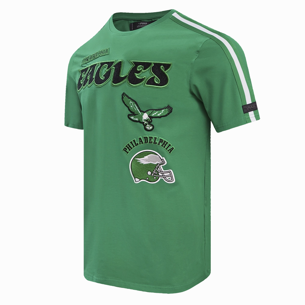 NFL PHILADELPHIA EAGLES RETRO CLASSIC MEN'S STRIPED TEE (KELLY GREEN)