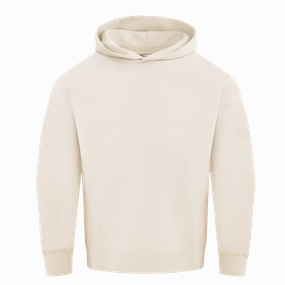 NFL PITTSBURGH STEELERS NEUTRAL DROP SHOULDER MEN'S PULLOVER HOODIE (EGGSHELL)