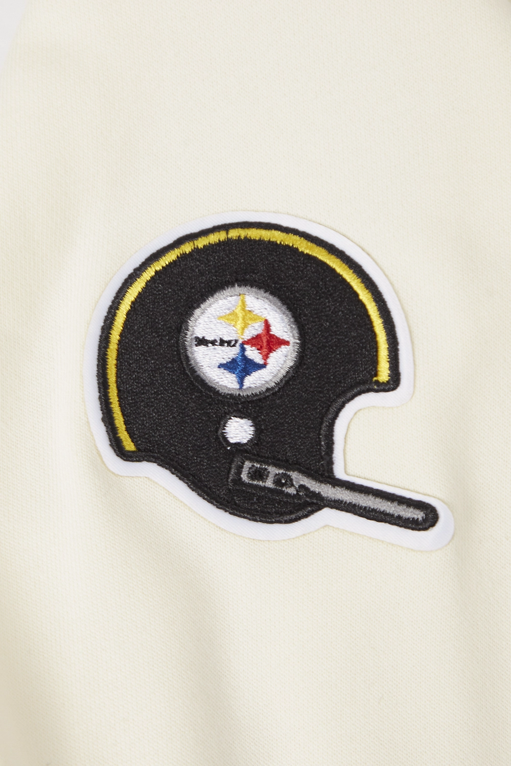 NFL PITTSBURGH STEELERS RETRO CLASSIC WOMEN'S CREWNECK (EGGSHELL/ BLACK)