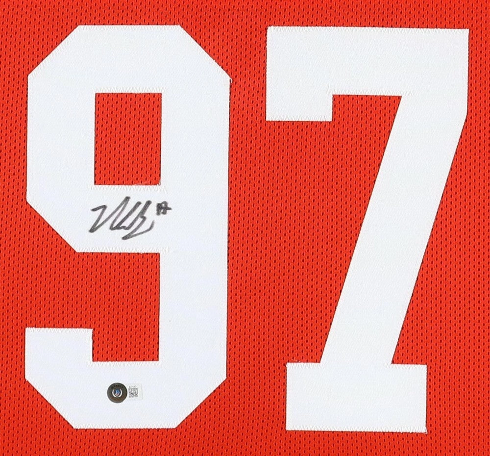 Nick Bosa Signed San Francisco 49ers 35"x 43" Framed Jersey (Beckett) All Pro DE