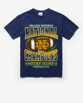 NOTRE DAME FIGHTIN IRISH H-CHAMPS LOCKER VINTAGE '47 TUBULAR TEE