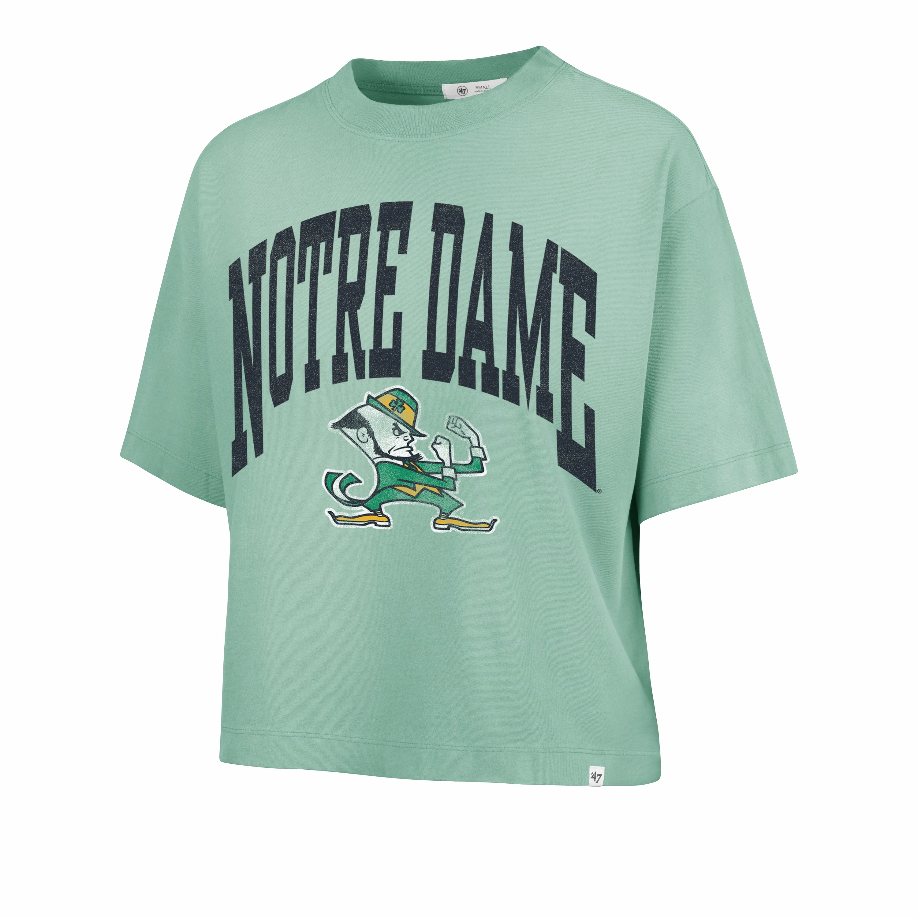 NOTRE DAME FIGHTING IRISH SHALE '47 MONTAUK CROP TEE WOMENS