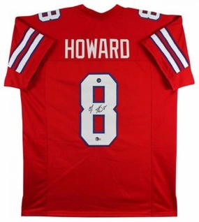 O J Howard Signed Buffalo Bill Jersey (Beckett) Super Bowl LV Champion Tight End