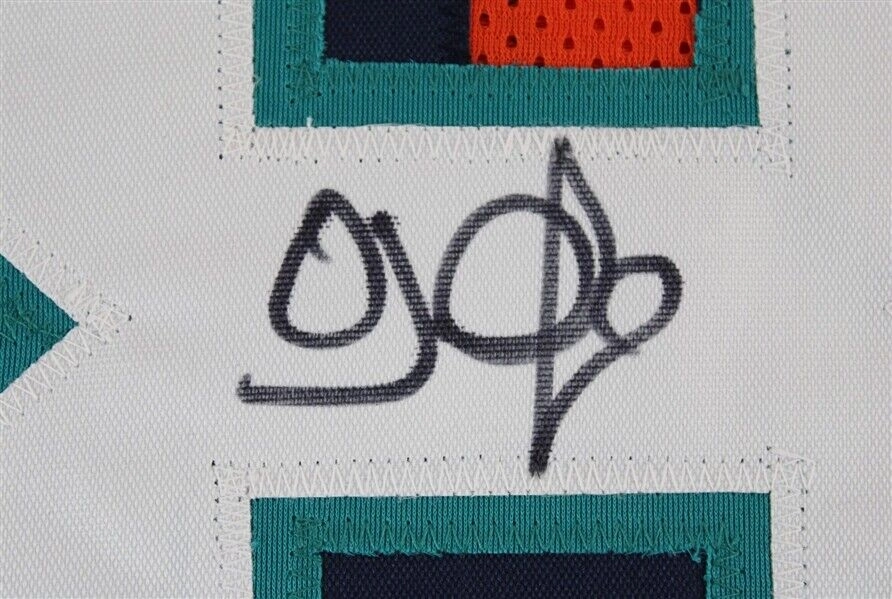 O. J. McDuffie Signed Dolphins Jersey (JSA COA) Miami (19932001) Penn State WR