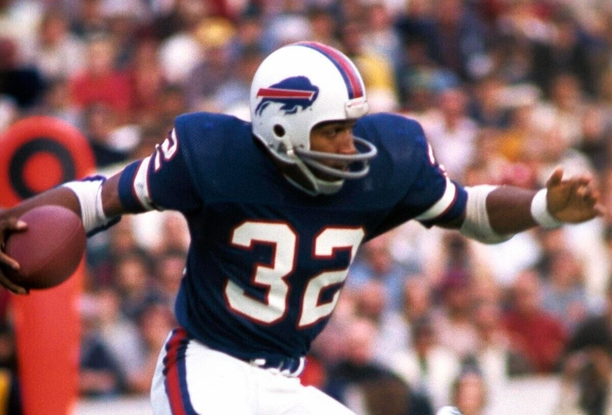 O.J. Simpson Signed Buffalo Bills White Jersey (JSA COA) 5??Pro Bowl Running Back