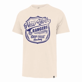 OLD TIME HOCKEY NEW YORK RANGERS VINTAGE POKE CHECK '47 FRANKLIN TEE