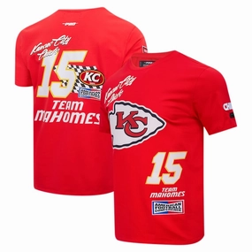 Patrick Mahomes NFL Kansas City Chiefs Pro Standard Fast Lane Name & Number Player T-Shirt - Red