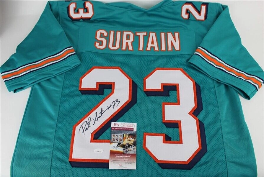 Patrick Surtain Signed Miami Dolphins Jersey (JSA COA) 1998 2nd Round Pick D B