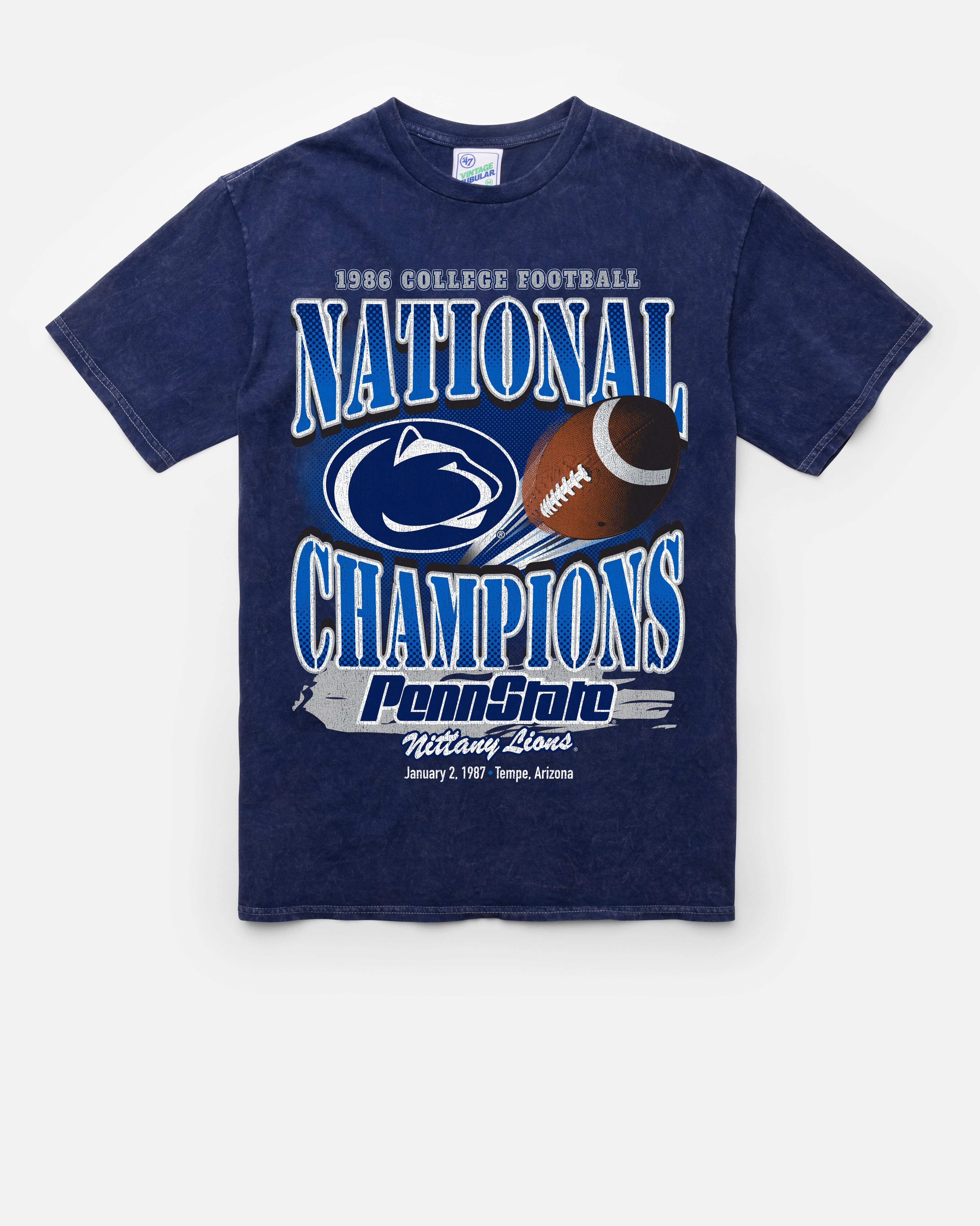 PENN STATE NITTANY LIONS H-CHAMPS LOCKER VINTAGE '47 TUBULAR TEE