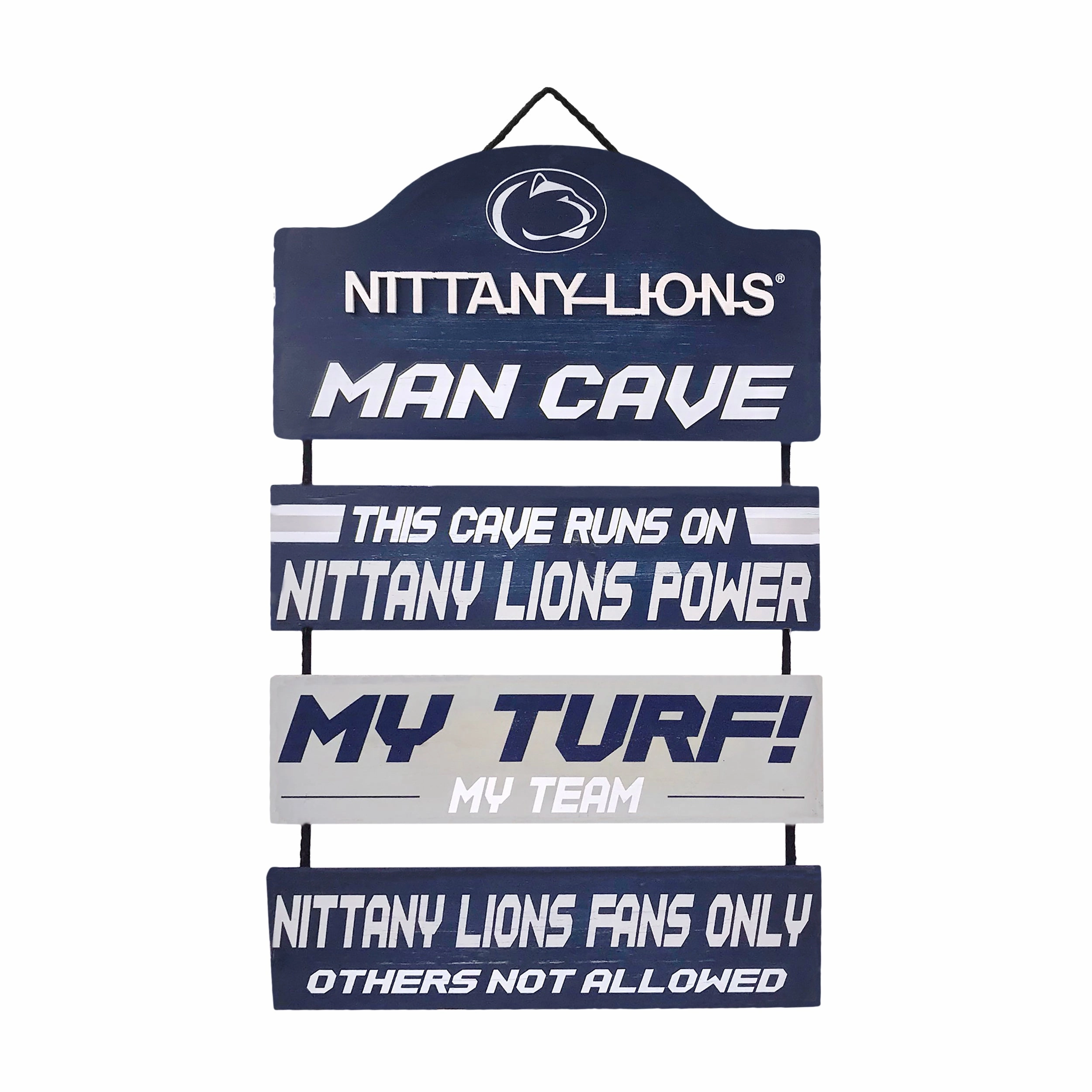 Penn State Nittany Lions NCAA UK Man Cave Dangle Sign
