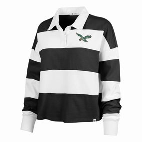 PHILADELPHIA EAGLES HISTORIC CLUBHOUSE HALL '47 RAVEN RUGBY WOMENS